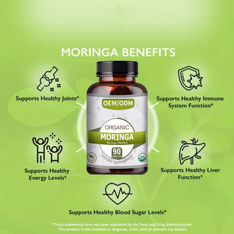 OEM Sprzedawcy hurtowi 1500mg Herbal Slim Kapsułka Moringa Oleifera Tabletki do spalania tłuszczu