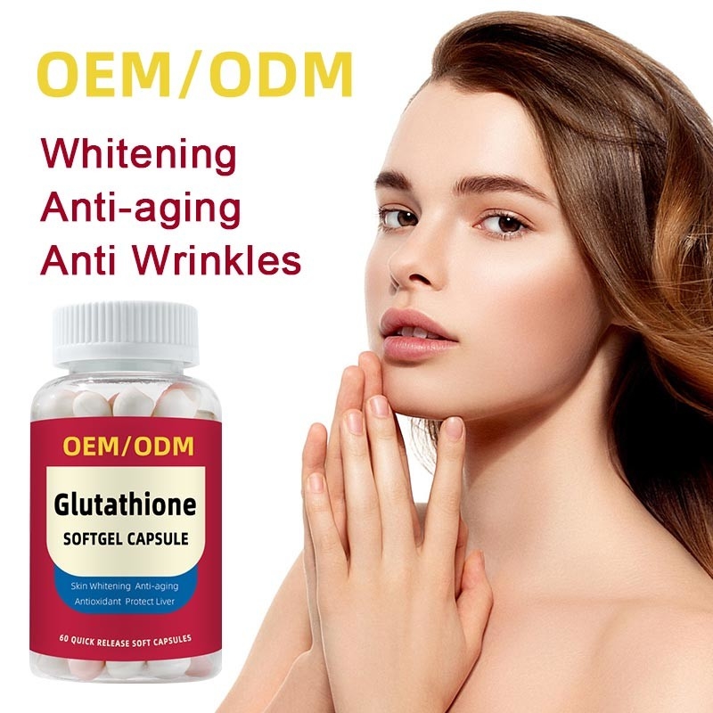 OEM Private Label Witamina C 1500mg L-glutation Tabletki Do Białenia Skóry Softgel