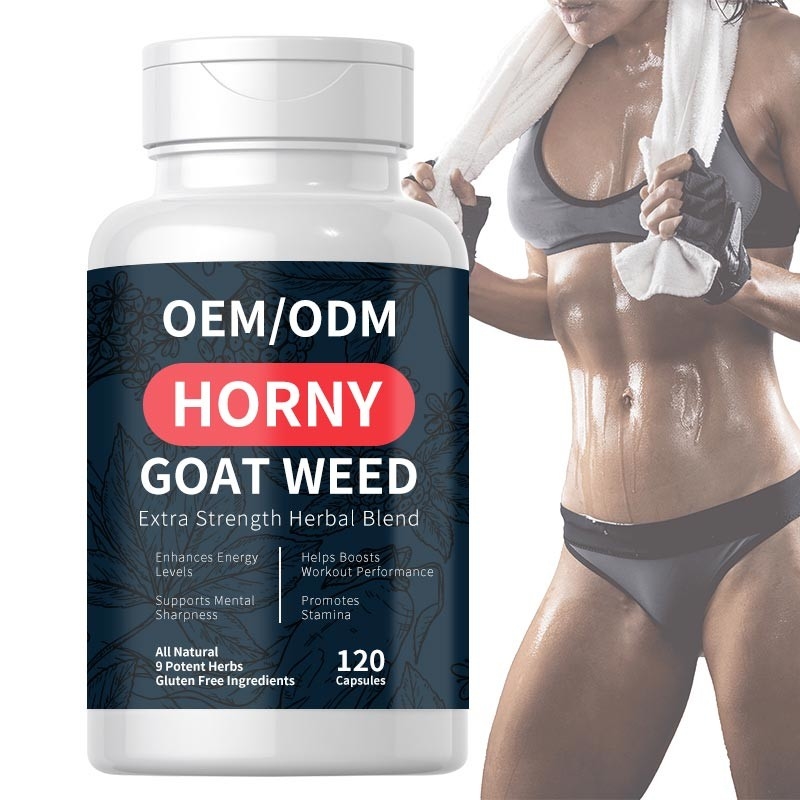 OEM Super Strength 1000 mg kapsułki Horny Goat Weed z korzeniem Maca i żeń-szeniem