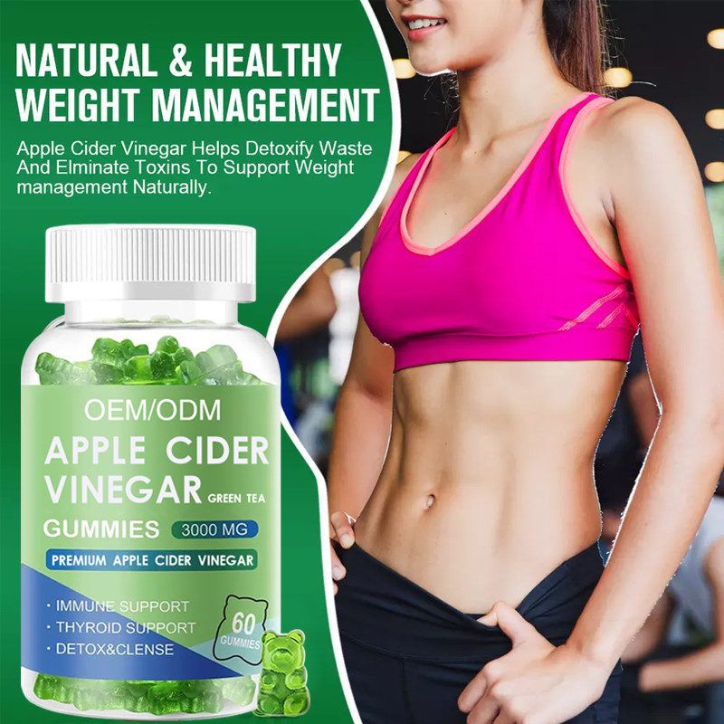 Oem Apple Cider Gummies Wegańskie Organiczne Keto Bhb Slim Odchudzanie Ocet Jabłkowy Cukierki