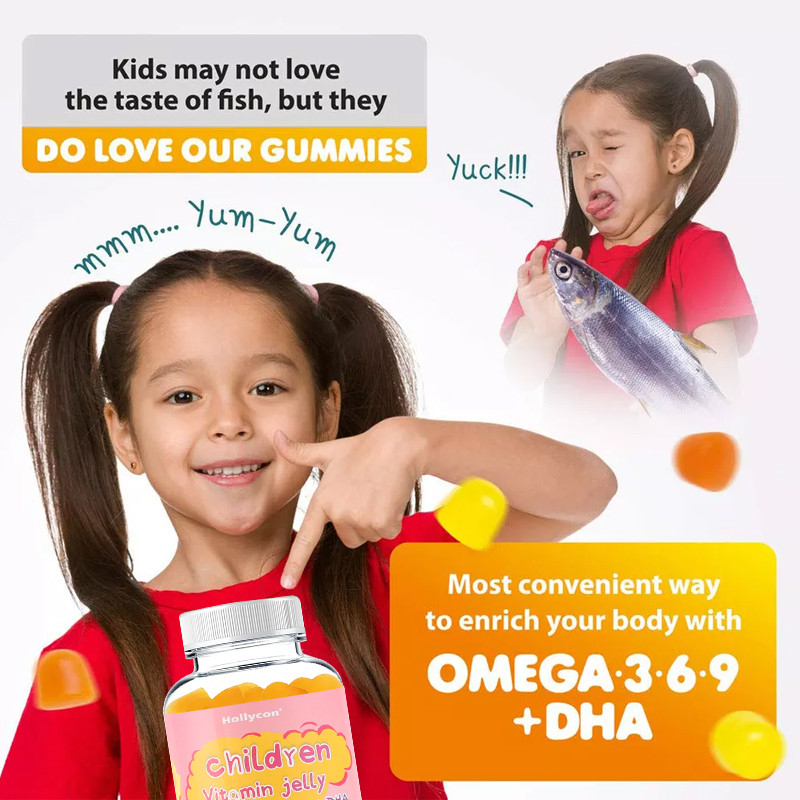 Multiwitaminowy suplement opieki zdrowotnej OEM Daily 60 Zinc Bear Gummy Witaminy C dla dzieci