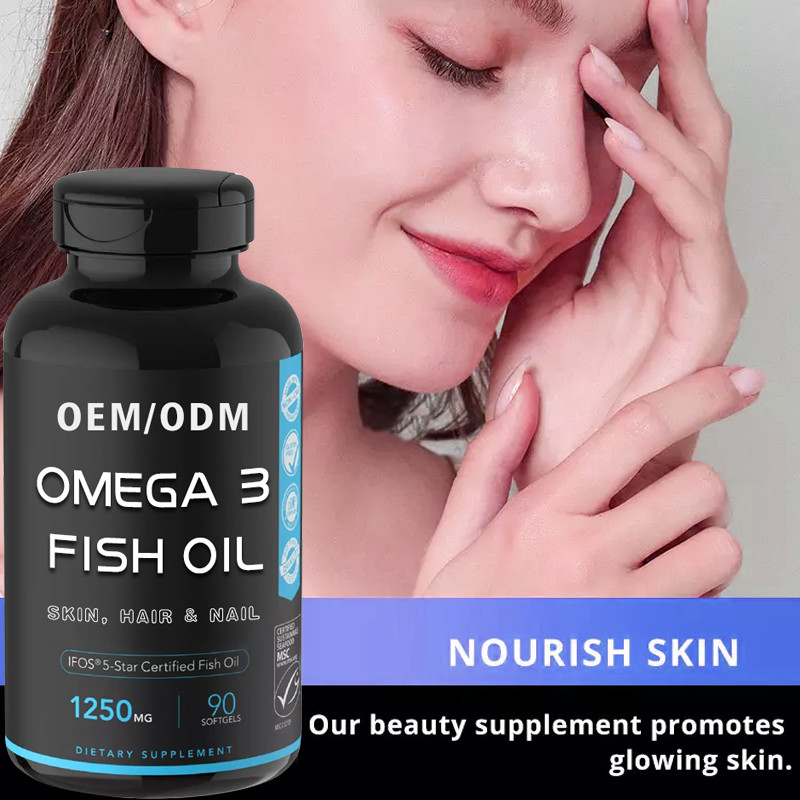 OEM MSDS Omega 3 Fish Oil Heart Brain Immune Support dla mężczyzn i kobiet