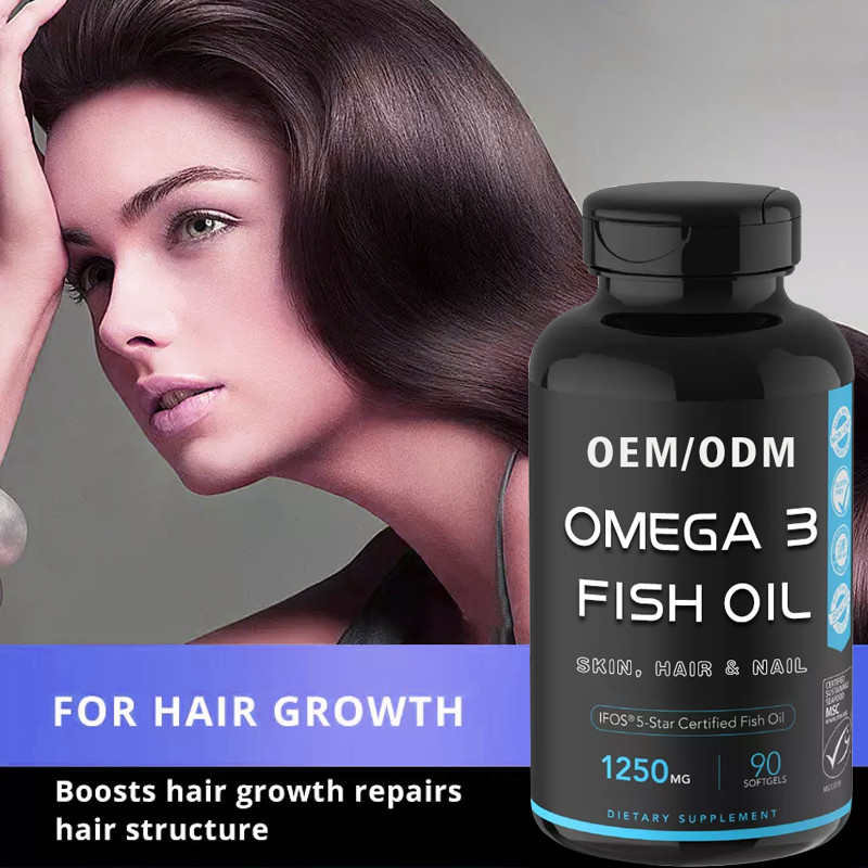 OEM MSDS Omega 3 Fish Oil Heart Brain Immune Support dla mężczyzn i kobiet