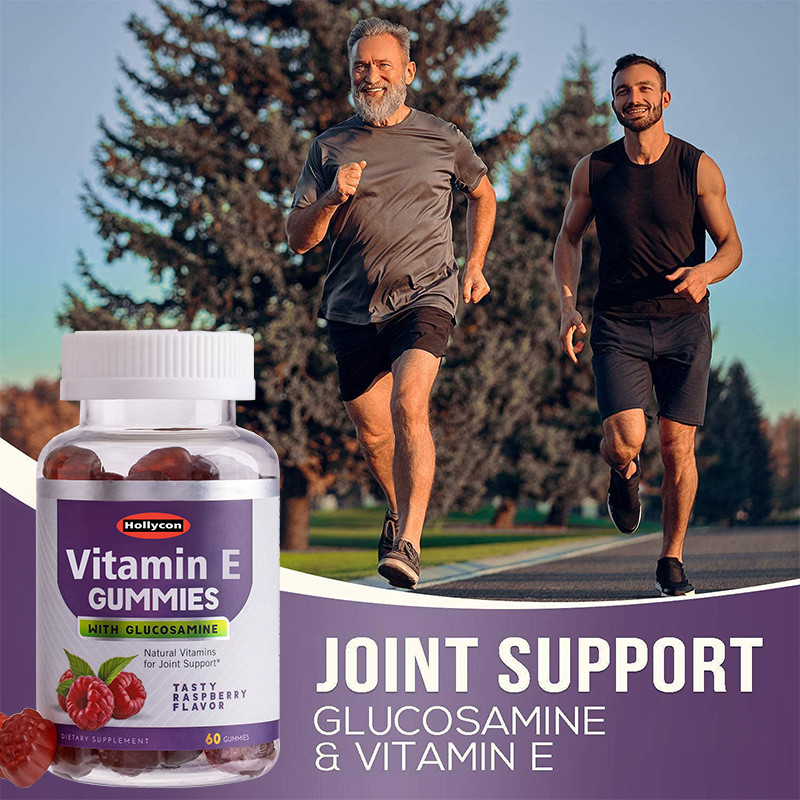 Niestandardowe suplementy smakowe OEM Witamina E Gummies Zdrowie kości i wsparcie odporności Gummies