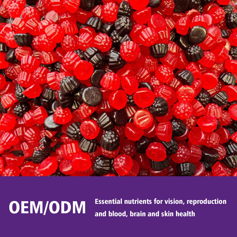 Niestandardowe suplementy smakowe OEM Witamina E Gummies Zdrowie kości i wsparcie odporności Gummies