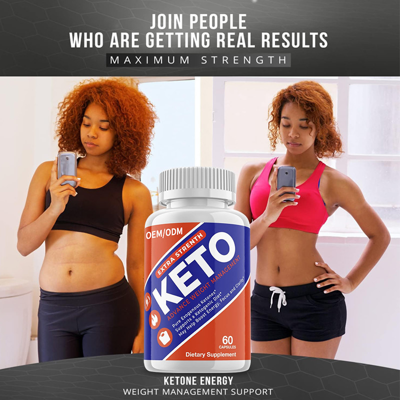 FDA Keto Slim Capsules Weight Management Loss Keto Suplement dla kobiet i mężczyzn