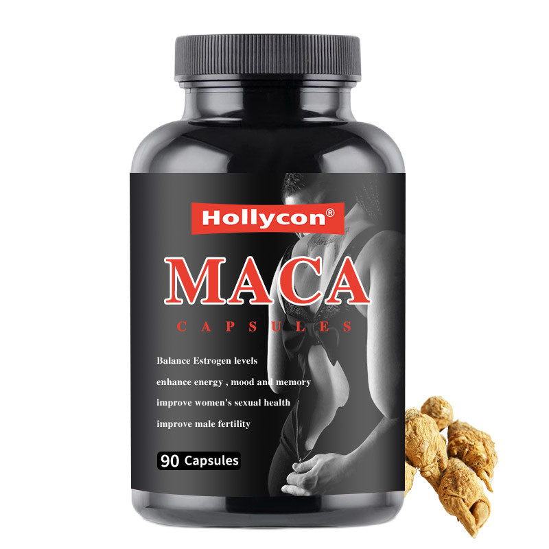 NOW suplementy Maca 500 mg dla zdrowia reprodukcyjnego mężczyzn i kobiet 90 kapsułek
