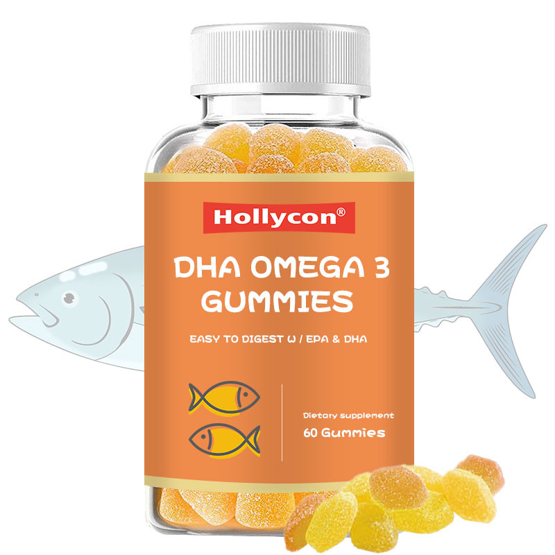 Omega 3 EPA DHA Pigułki z oleju z wątroby dorsza Gummy Produkty odżywcze dla dorosłych dzieci