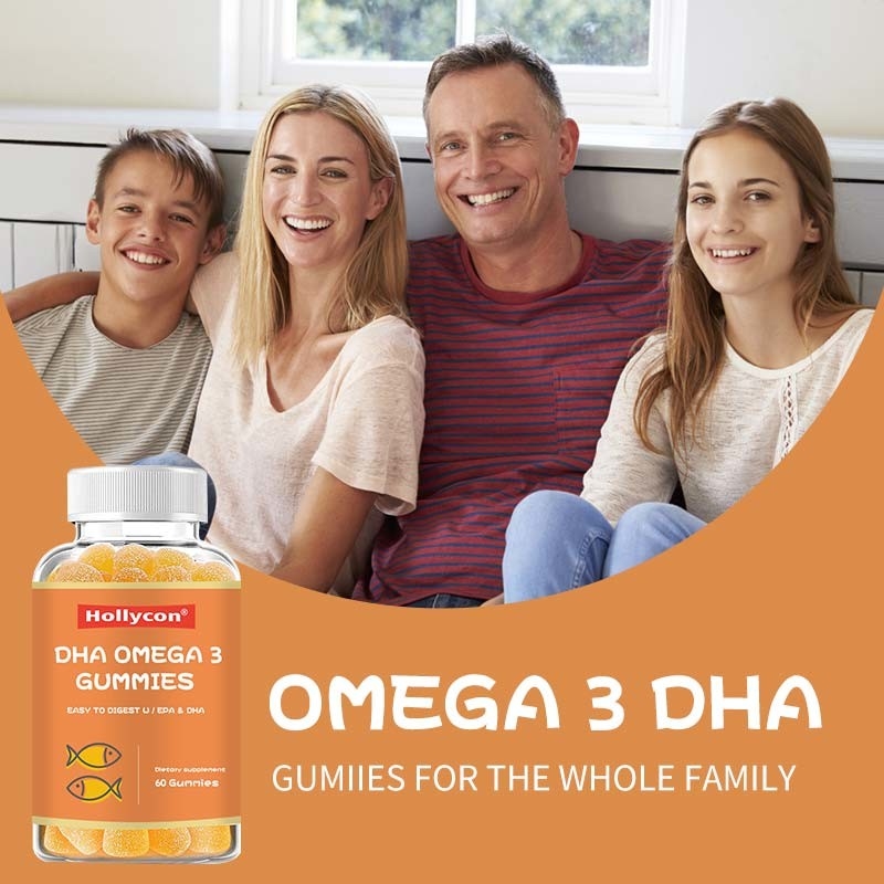 Omega 3 EPA DHA Pigułki z oleju z wątroby dorsza Gummy Produkty odżywcze dla dorosłych dzieci