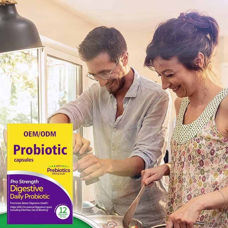 Probiotyki Suplementy do wycinania tłuszczu dla kobiet mężczyzn 60 kapsułek bez GMO bezglutenowe