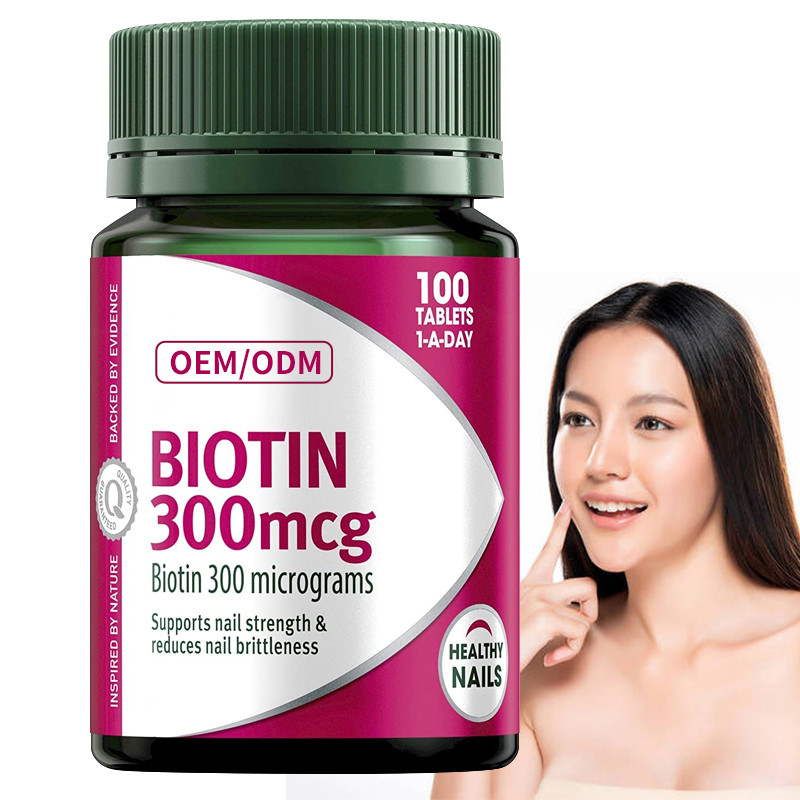 COA Biotyna Żelki Witaminowe 300mcg Utrzymuje Zdrowe Paznokcie Pomaga W Rozkładzie Tłuszczu Dietetycznego 100szt