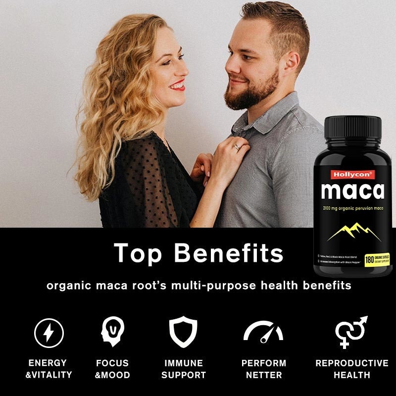 HACCP Suplementy OEM Boost Energy Organiczne kapsułki z korzenia Maca dla mężczyzn i kobiet
