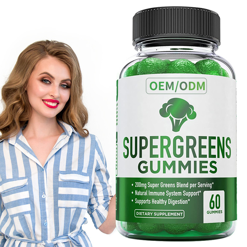 Super Green Gummy Vitamin Essential Witaminy i minerały Suplement diety wspomagający odporność na bazie roślin