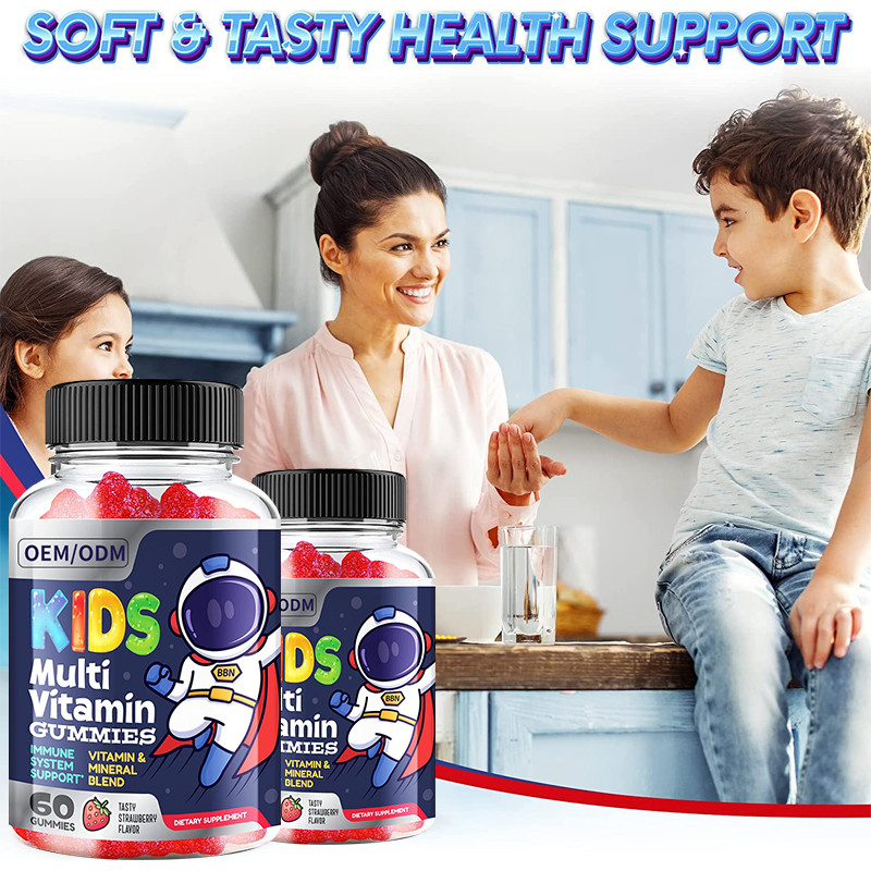 Kids Multivitamin Gummy Wszystkie 13 niezbędnych witamin Kluczowe minerały Suplement diety wspomagający odporność