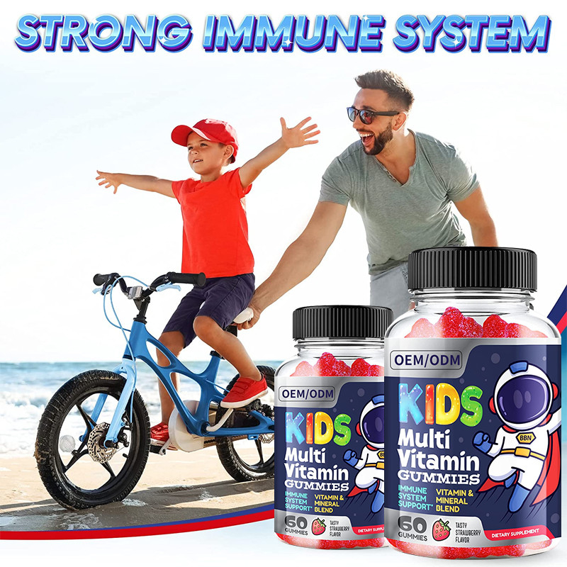 Kids Multivitamin Gummy Wszystkie 13 niezbędnych witamin Kluczowe minerały Suplement diety wspomagający odporność