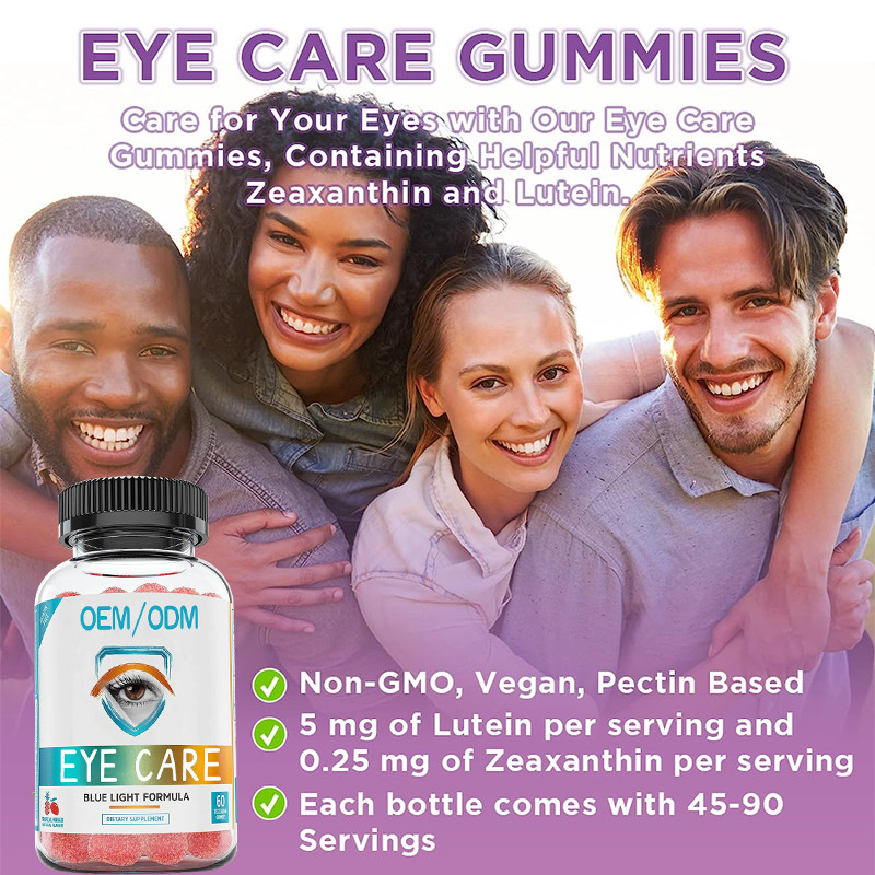 GMPC Eye Care Witaminy dla dorosłych Dzieci Gummy For Eye Health Suplementy