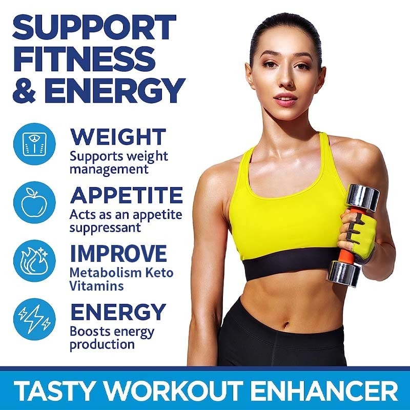 HACCP Keto Burn Gummies 5000 mg Extra Strength Keto Snack Gummies Ulepszają metabolizm Keto Witaminy