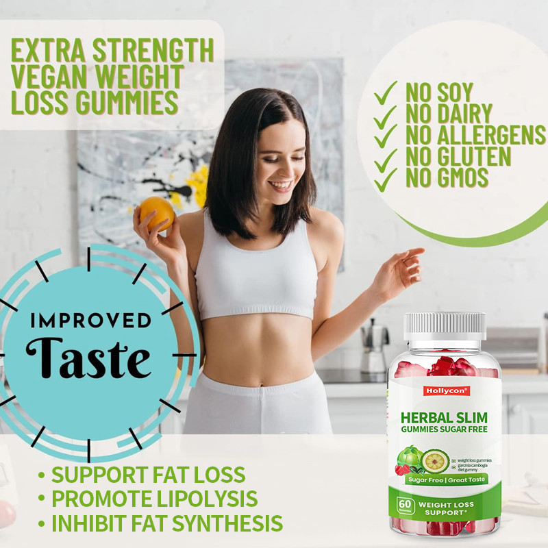 Zastosowanie Herbal Slim Gummies Bez cukru Żywiarki odchudzające Żywiarki jabłkowe Ocyg Jabłkowy Garcinia Kambogia Żywiarki diety