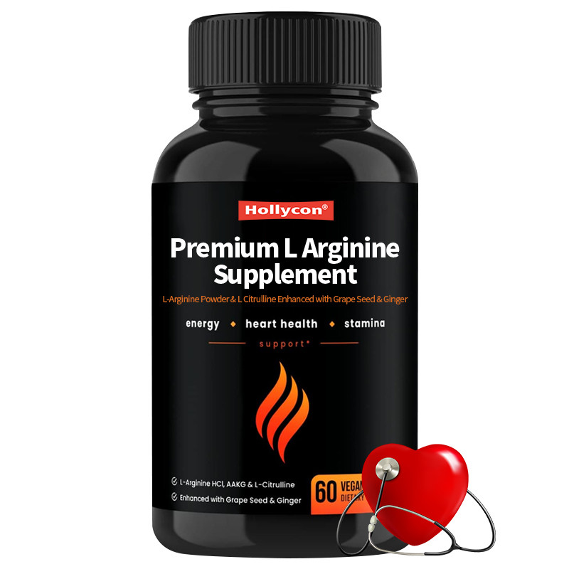OEM Premium L-Arginine Supplement L-Arginine Powder & L-Citrulline wzmocnione nasieniem winogron i imbirem