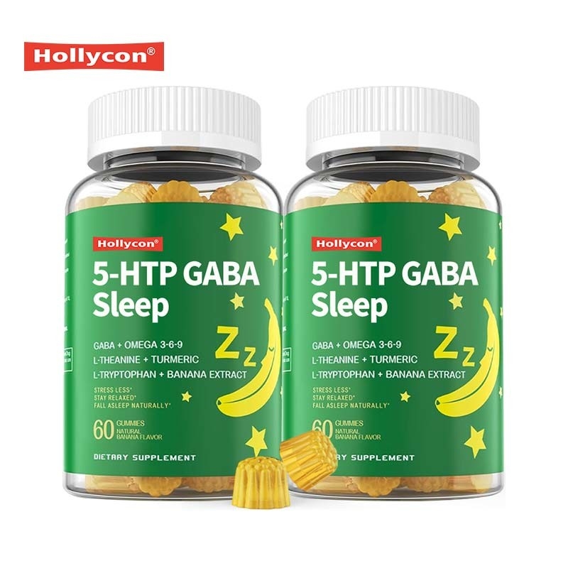 OEM 5 - HTP GABA Sleep Gummies Naturalny sen mózg i stawy relaks suplement GABA