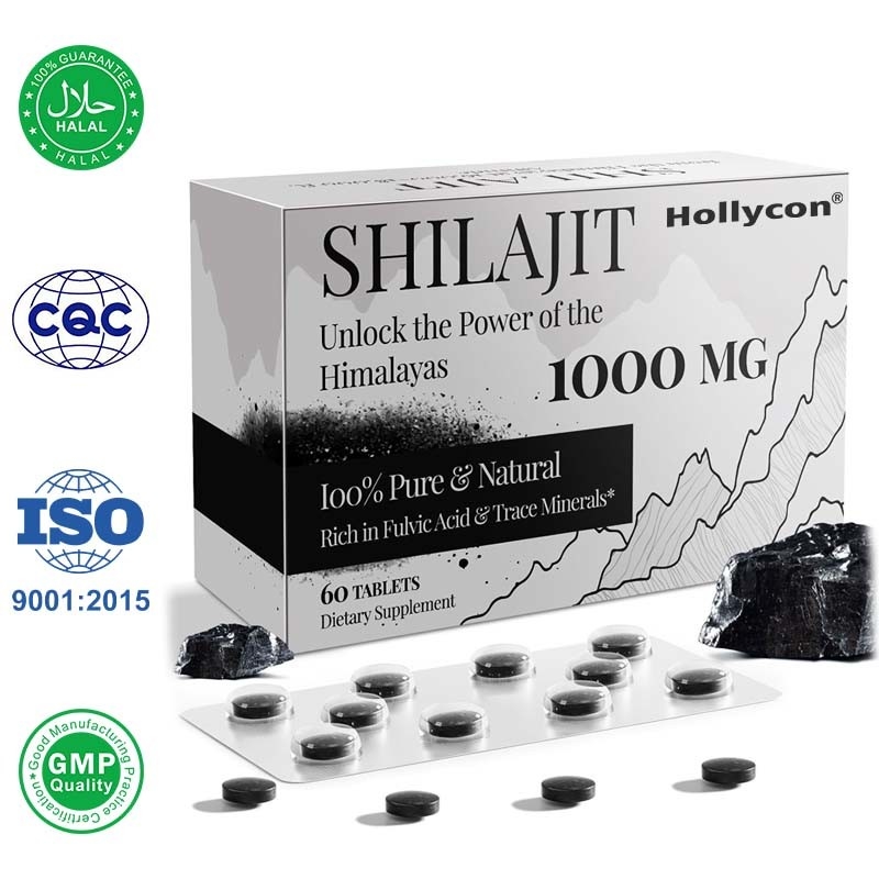 Shilajit Tabletki Wsparcie energetyczne i immunologiczne Organiczny Shilajit dla kobiet i mężczyzn
