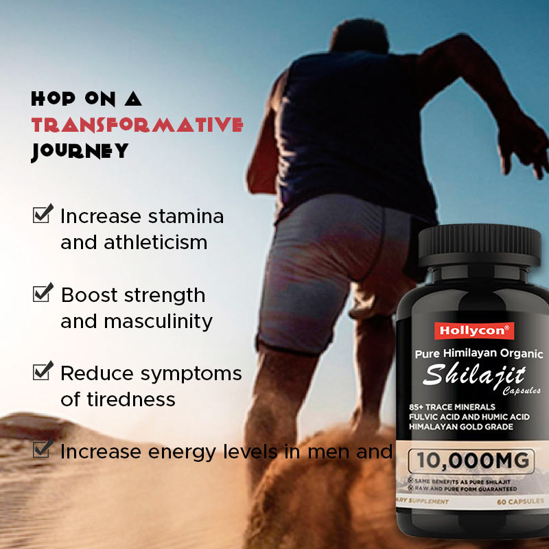 OEM czyste Himalaje Organic Shilajit Kapsułki antyoksydanty wspierają energię