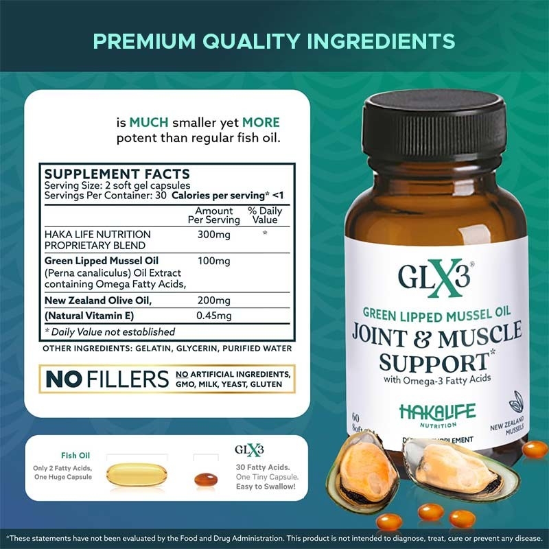 Zielone wargi małże miękkie Omega 3-6-9 Wsparcie stawów Omega-3 Dostawca
