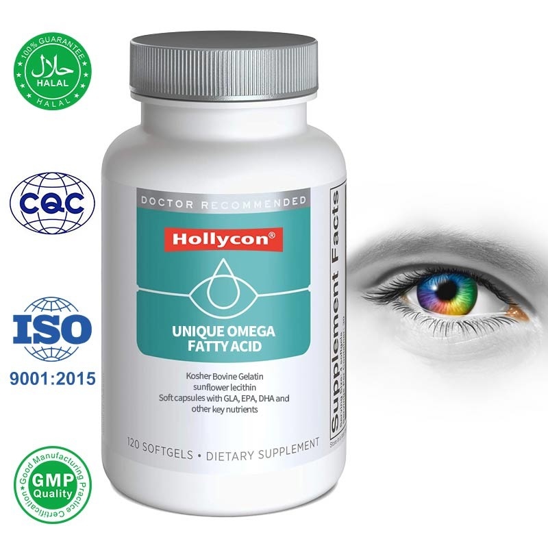 OEM Fabryka Produkcja Unikalne Omega Kwasy tłuszczowe Softgels dla usuwania suchości oczu