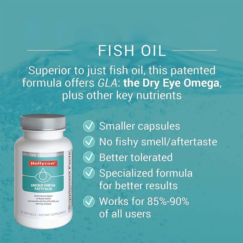 OEM Fabryka Produkcja Unikalne Omega Kwasy tłuszczowe Softgels dla usuwania suchości oczu