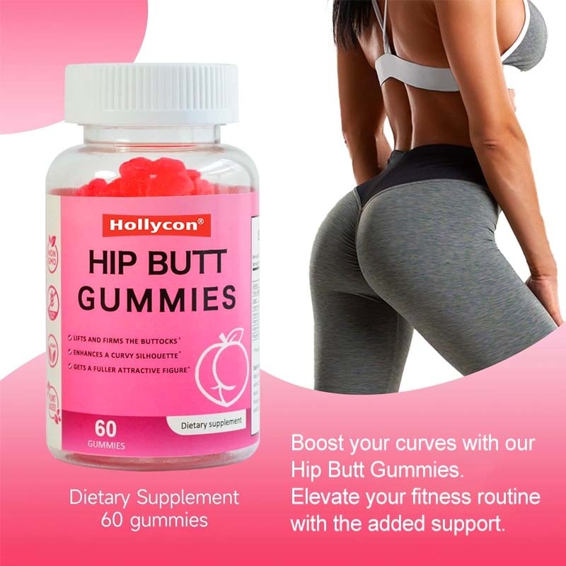 OEM Gummies Hip Butt dla kobiet Suplement wzmacniający pośladki do podnoszenia pośladków