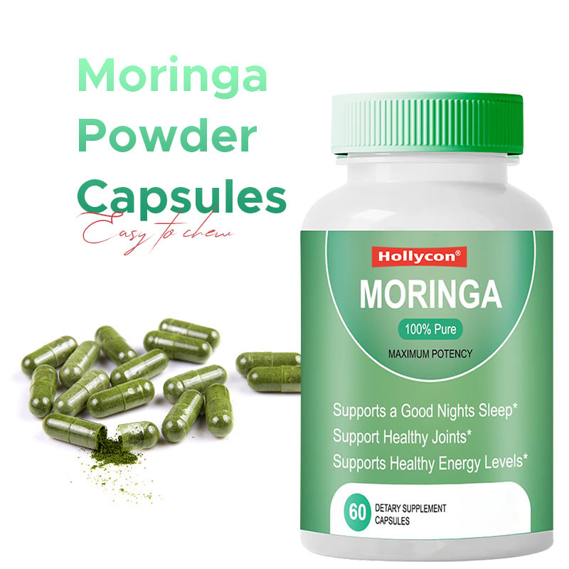 Kapsułki Moringa Powder dla wspierania zdrowego poziomu energii