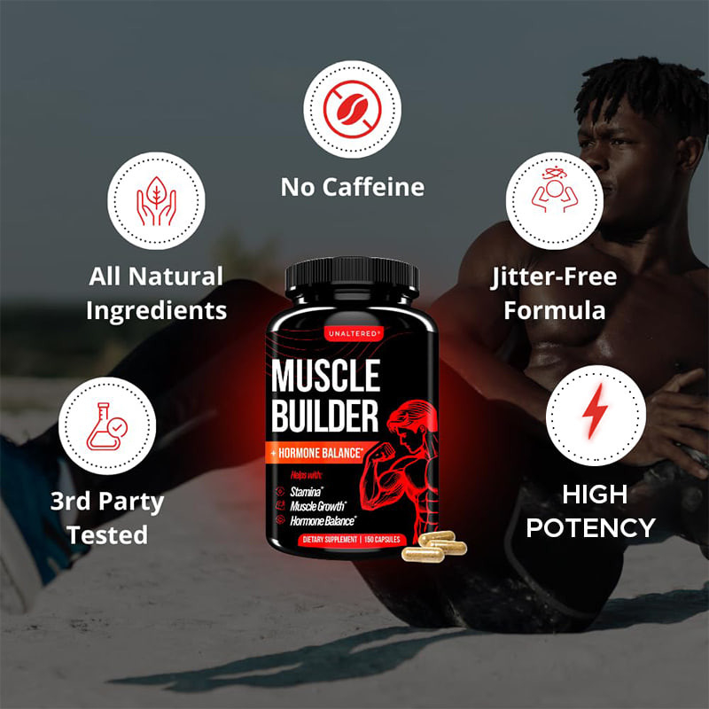 Dostawca Muscle Builder wspiera wzrost mięśni wzrost siły i wzrost energii