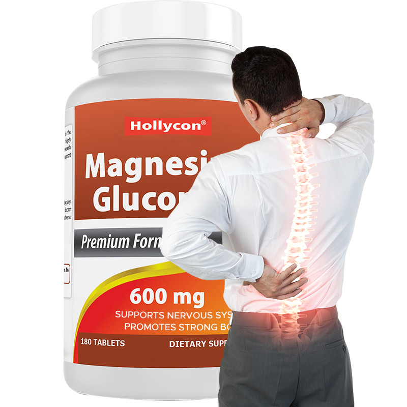 Glicynat Magnezu Tabletki do silnych kości 35 mg Magnezu Tabletki do układu nerwowego