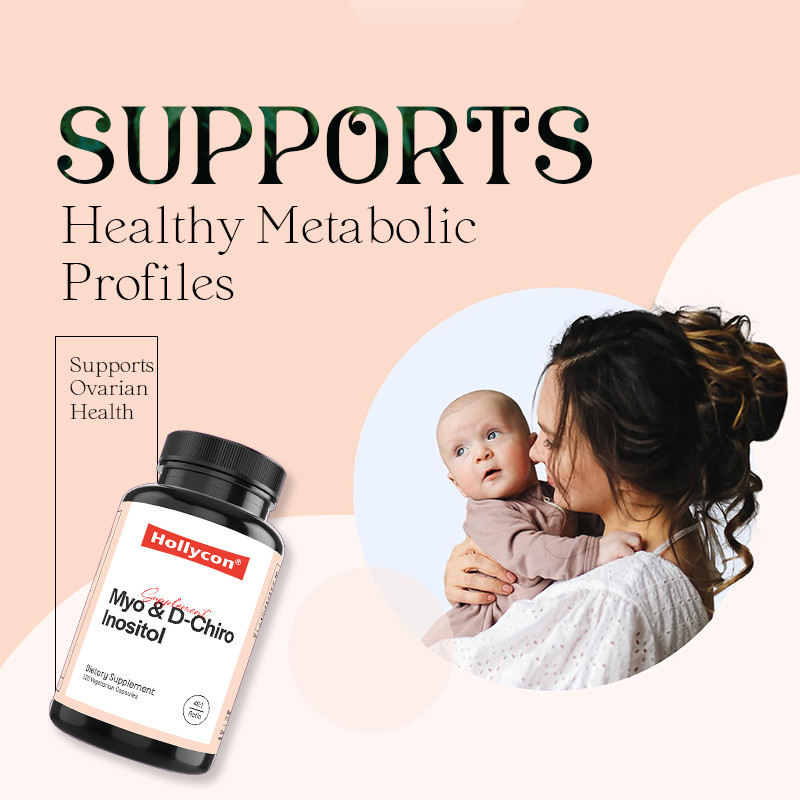 Inositol dla równowagi hormonalnej Kapsułki Myo- Inositol i D- Chiro Inositol