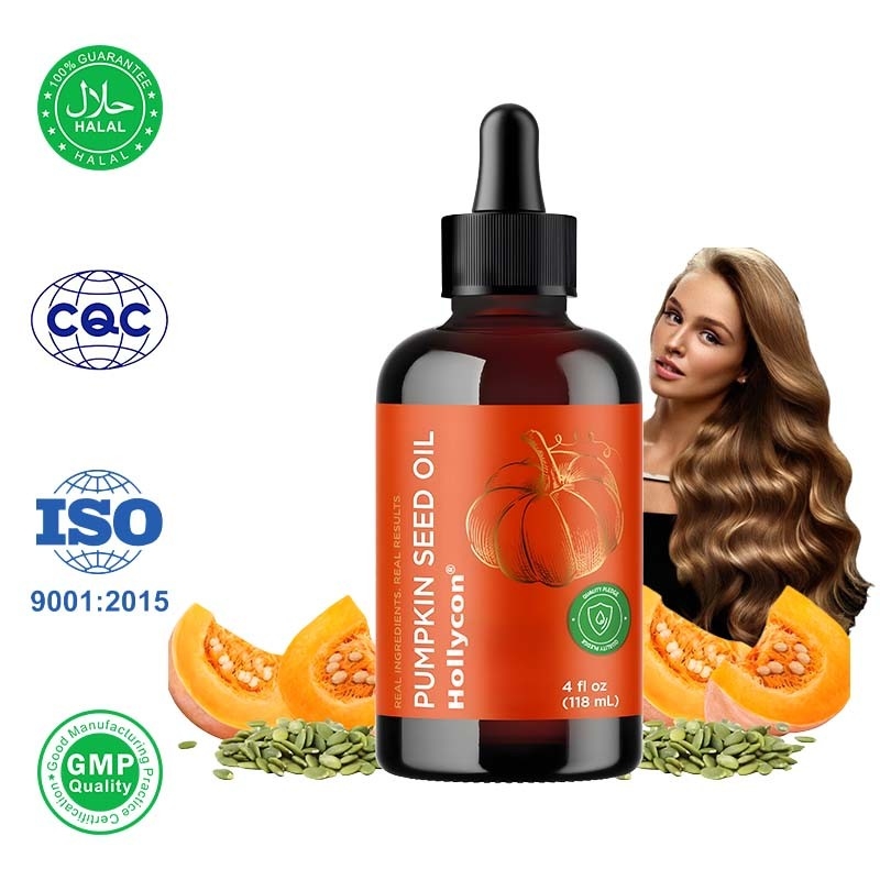 OEM Organic Olej z nasion dyni 100% czysty Olej z nasion dyni dla wzrostu włosów