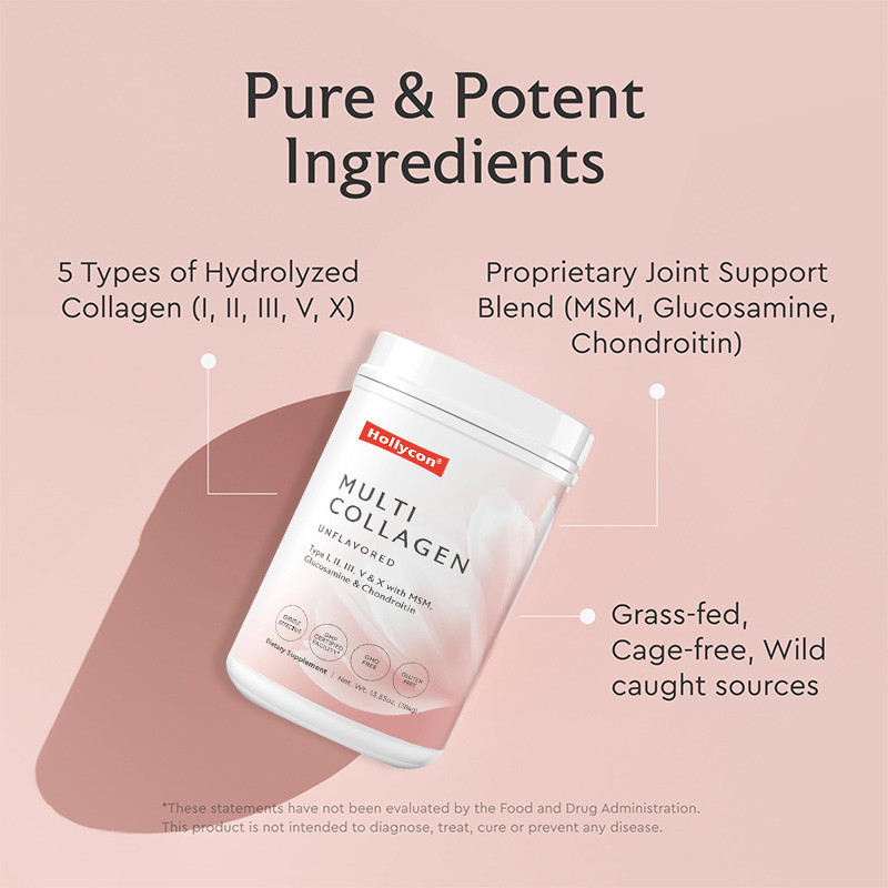 OEM Multi Collagen Powder For Hair Support Hydrolizowane peptydy kolagenowe