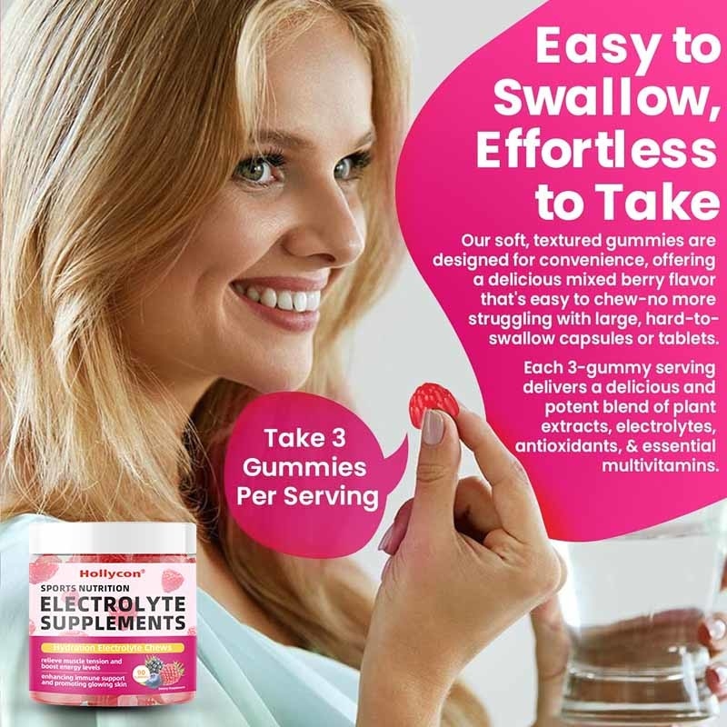 OEM Happy Hour Aid Gummies Supplement Pre Game Party Hydratacja Elektrolity Alkohol DHM Mleko Grzyb Po wypiciu Gummy