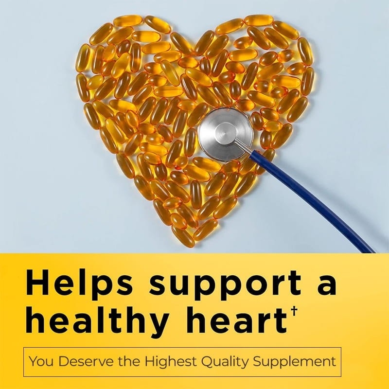 Olej rybny Omega 3 Suplementy 1200 mg Żywioły miękkie Omega 3 Olej rybny dla zdrowego serca Wsparcie 230 Żywiołów miękkie 115 Dań