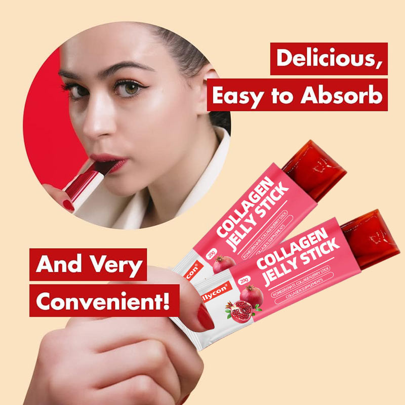 Kolagen z granatów w klasie premium Koreańska kosmetyka Kolagen żelazowy, nisko molekularny kolagen rybny, granat Jerry