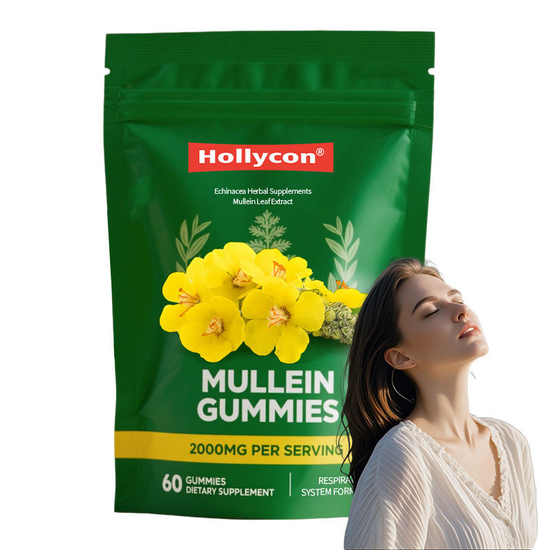 Ekstrakt liści dziedzińców premium do płuc, gumie gumm 2000 mg dla detoksykacji płuc, wsparcie immunologiczne trawienne trawienne oddechowe