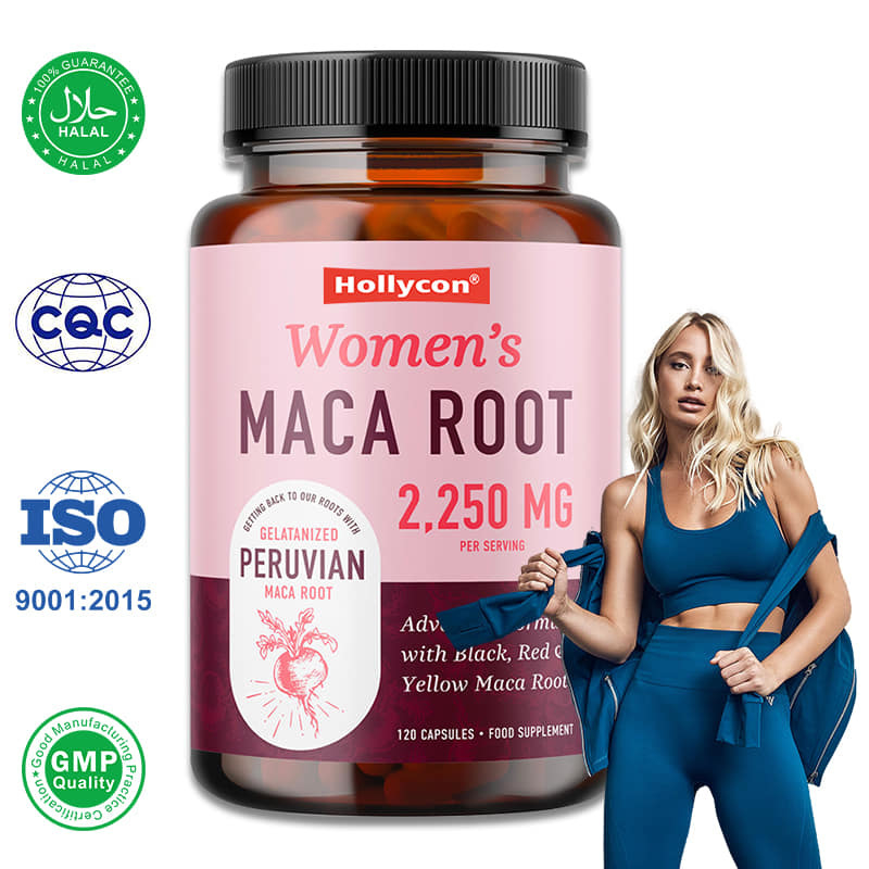 Suplementy z Maca dla kobiet - tabletki z czarną Maca wspierające energię, równowagę hormonalną i menopauzę