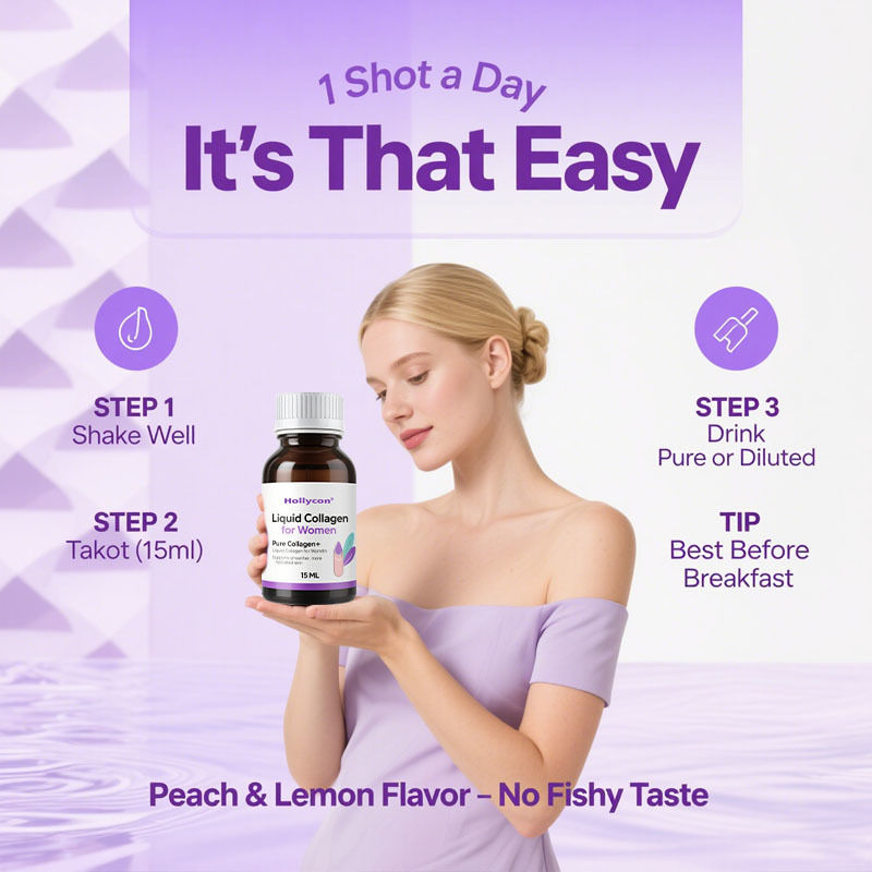 Czysty kolagen+ płynny kolagen dla kobiet - 4000 mg peptydy morskie dla promiennej skóry, zdrowia włosów i paznokci - kwas hialuronowy, witamina E