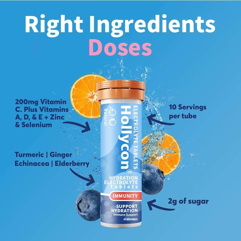 OEM Tabletki nawadniające z elektrolitami i witaminą C