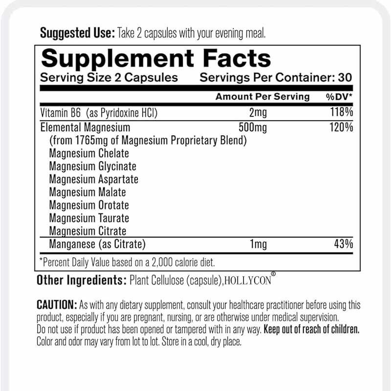 OEM Glicynat magnezu Suplement Sleep Mięśnie Zdrowie serca Magnez Kompleks Citratu manganu Magnez Glicynat Kapsuła