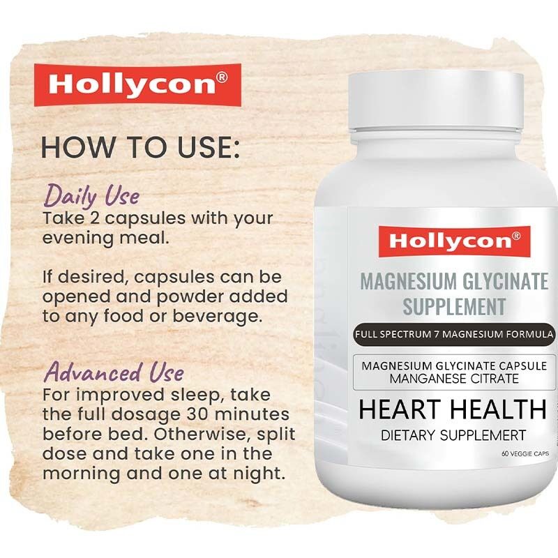 OEM Glicynat magnezu Suplement Sleep Mięśnie Zdrowie serca Magnez Kompleks Citratu manganu Magnez Glicynat Kapsuła