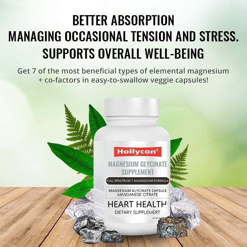 OEM Glicynat magnezu Suplement Sleep Mięśnie Zdrowie serca Magnez Kompleks Citratu manganu Magnez Glicynat Kapsuła