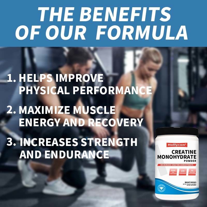 OEM Mikronizowany Monohydrat Kreatyny Suplement Kreatyny 5000 mg Budowa ciała Odżywianie sportowe Kreatyna Monohydrat Proszek