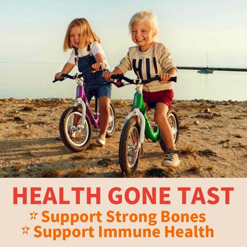 OEM Organiczna Witamina D3 dla Dzieci Suplement Witamina D3 Żelki Zdrowie Kości i Odporności Żelki z Witaminą D3