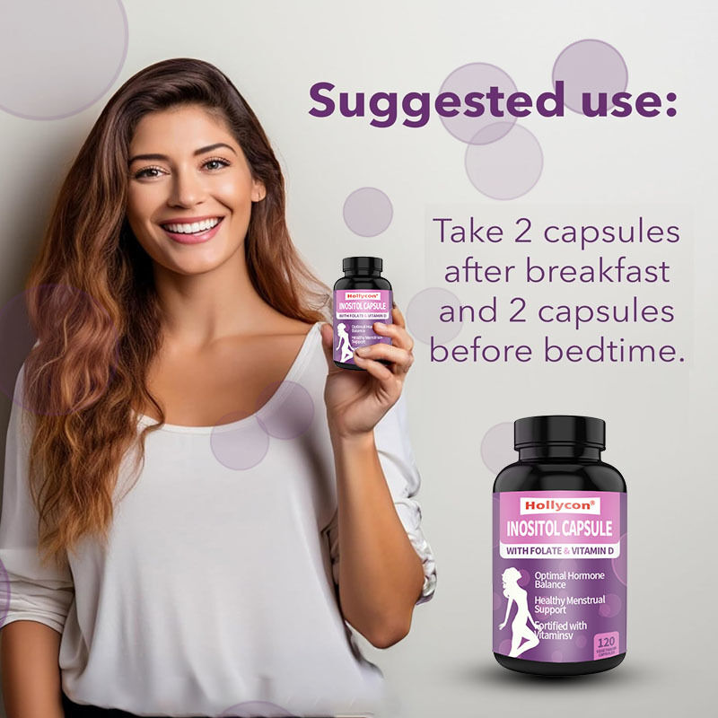 OEM Premium Inositol Supplement Inositol Plus Ratio Zdrowa równowaga hormonalna i zdrowe wsparcie jajników dla kobiet Kapsuła Inositol